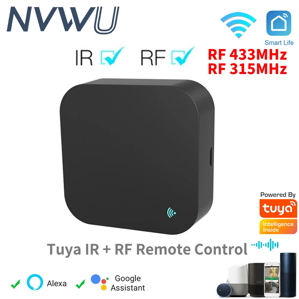Фото Пульт дистанционного управления Tuya WiFi RF IR для умного дома кондиционеров