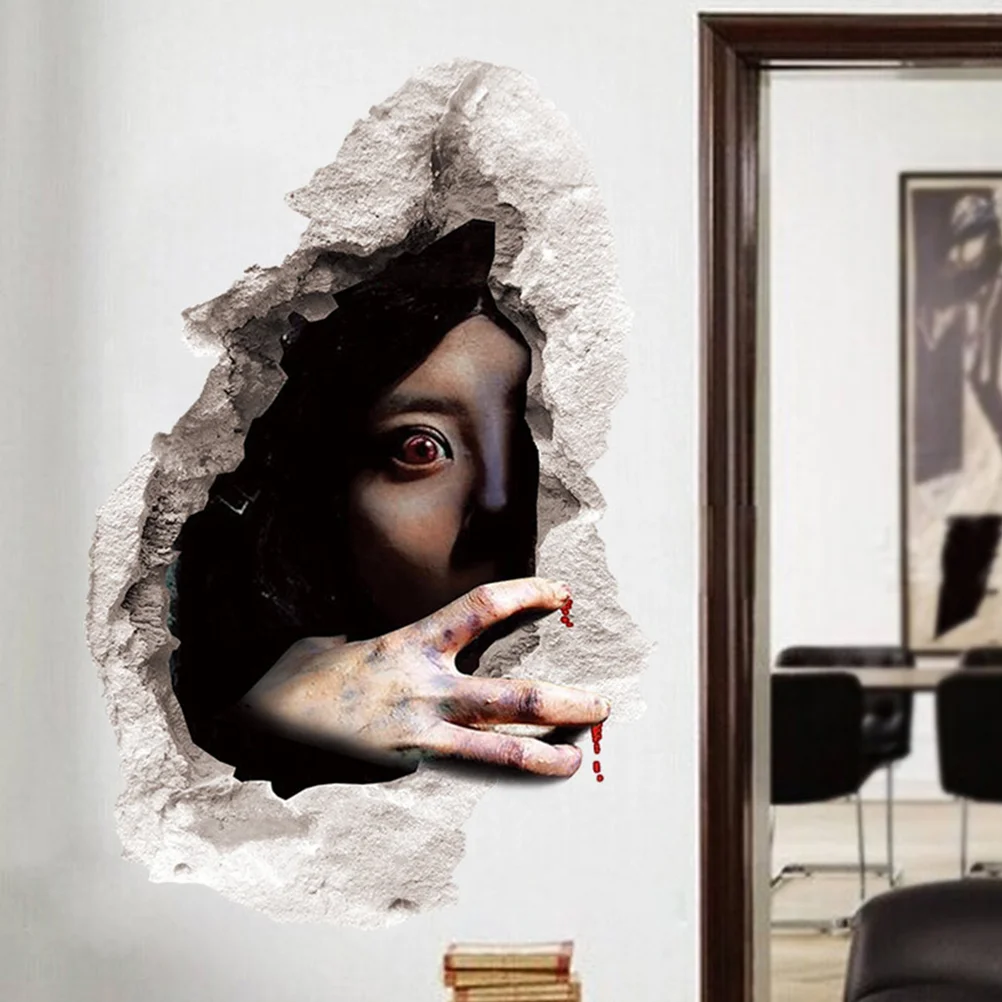 Scary Wall Decals Window Decor Stickers Horrible Diy Home 3D Toilet Lid Witch Clings Decorations Door Cover
Scary Wall Decals Window Decor Stickers Horrible Diy Home 3D Toilet Lid Witch Clings Decorations Door Cover