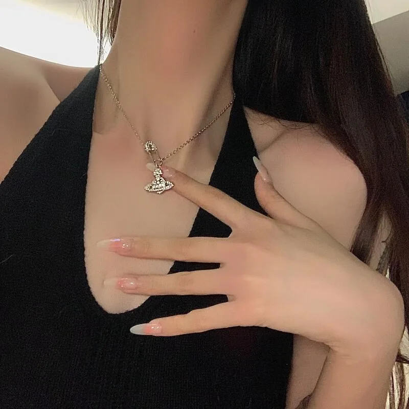 Cute Planet Pin Clavicle Chain Female Summer Belt Diamond Women's Necklace Cute Y2kl Spice Girl Hundred Matching Ornaments
Cute Planet Pin Clavicle Chain Female Summer Belt Diamond Women's Necklace Cute Y2kl Spice Girl Hundred Matching Ornaments