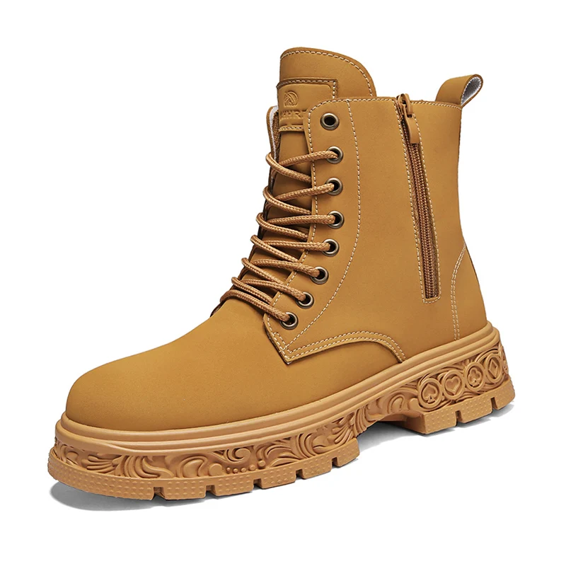 Microfiber Upper Side Zipper Mens Ankle Boots Lace Up Vintage Mens Snow Boots Winter Anti-Odor Outdoor Men Boots
Microfiber Upper Side Zipper Mens Ankle Boots Lace Up Vintage Mens Snow Boots Winter Anti-Odor Outdoor Men Boots