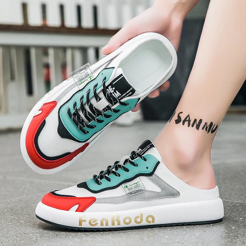 【HUOOU&HAIOU】New Summer Men's Shoes Breathable Lazy Canvas Shoes a Pedal Men's Half Drag No Heel Tide Shoes Slippers
【HUOOU&HAIOU】New Summer Men's Shoes Breathable Lazy Canvas Shoes a Pedal Men's Half Drag No Heel Tide Shoes Slippers