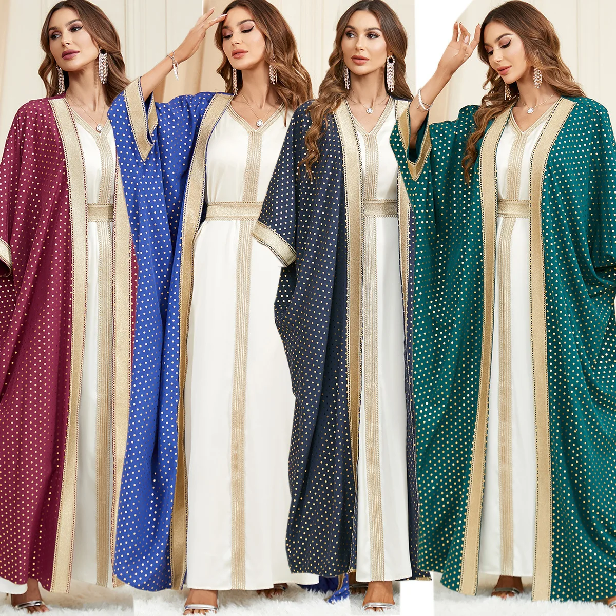 Комплект мусульманской одежды Khimar Tunika из 2 предметов, абайя, арабский Рамадан, ИД, халат, кардиган, длинные платья, кимоно, Юба, Тобе, Исламская молитва
Комплект мусульманской одежды Khimar Tunika из 2 предметов, абайя, арабский Рамадан, ИД, халат, кардиган, длинные платья, кимоно, Юба, Тобе, Исламская молитва