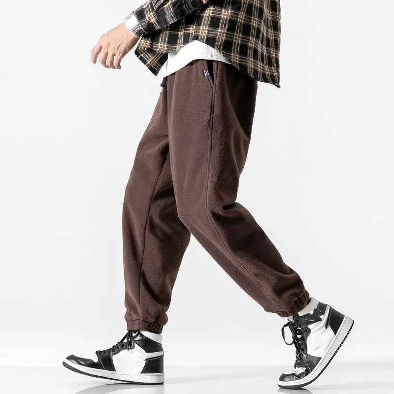 Winter Harlan Pants Men Fleece Thicken Casual Loose Solid Color Drawstring Korean Men Sweatpants 2021 Fashion Hip Hop Streetwear
Winter Harlan Pants Men Fleece Thicken Casual Loose Solid Color Drawstring Korean Men Sweatpants 2021 Fashion Hip Hop Streetwear