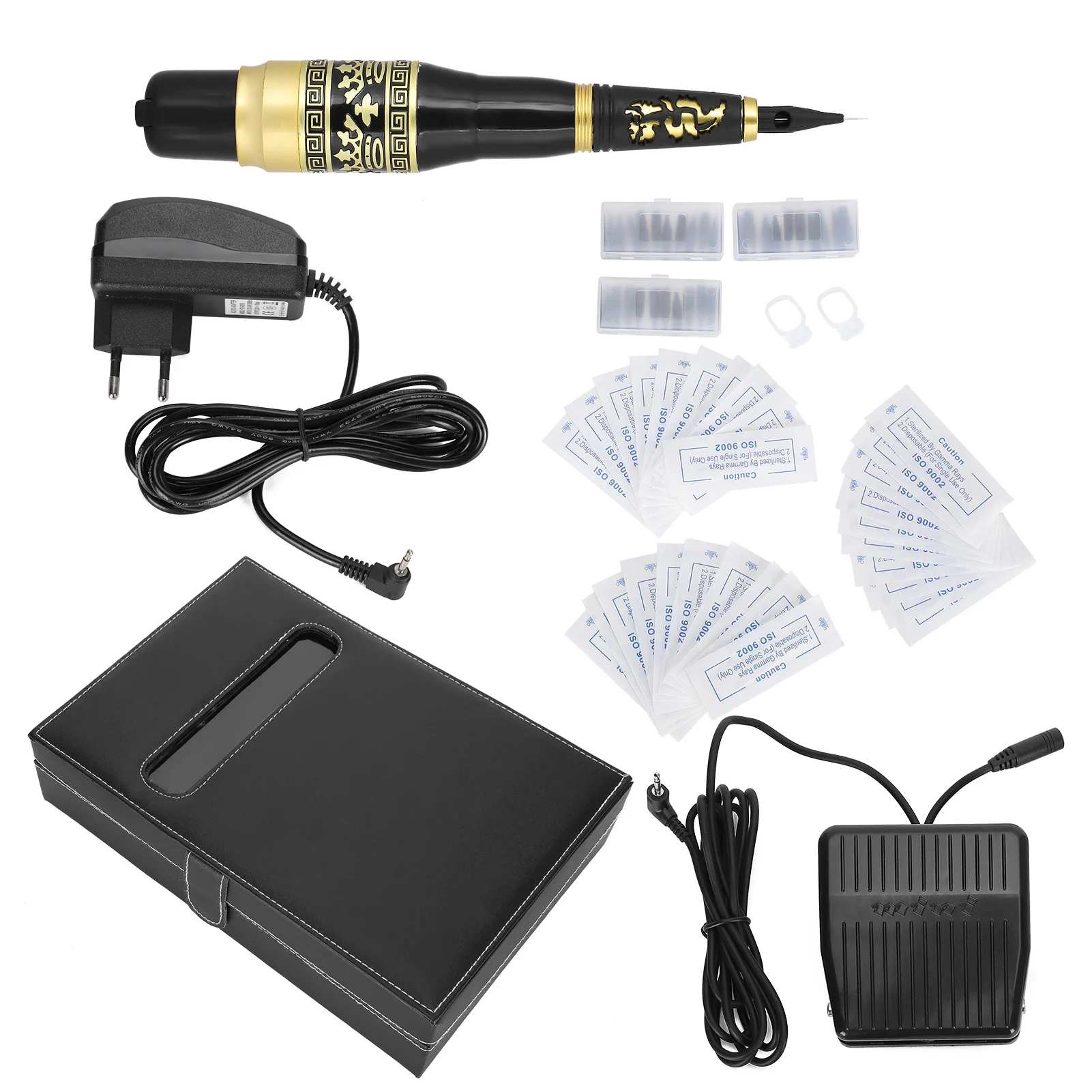 Electric Microblading Tattoo Machine Eyebrow Lip Tattoo Machine Set Black+Gold (100-240V)EU Plug
Electric Microblading Tattoo Machine Eyebrow Lip Tattoo Machine Set Black+Gold (100-240V)EU Plug