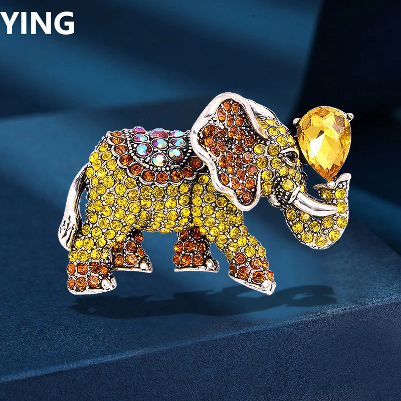 Jewelry clothing crystal auspicious fortune elephant alloy Rhinestone Elephant Animal Brooch Gold Elephant Brooch
Jewelry clothing crystal auspicious fortune elephant alloy Rhinestone Elephant Animal Brooch Gold Elephant Brooch