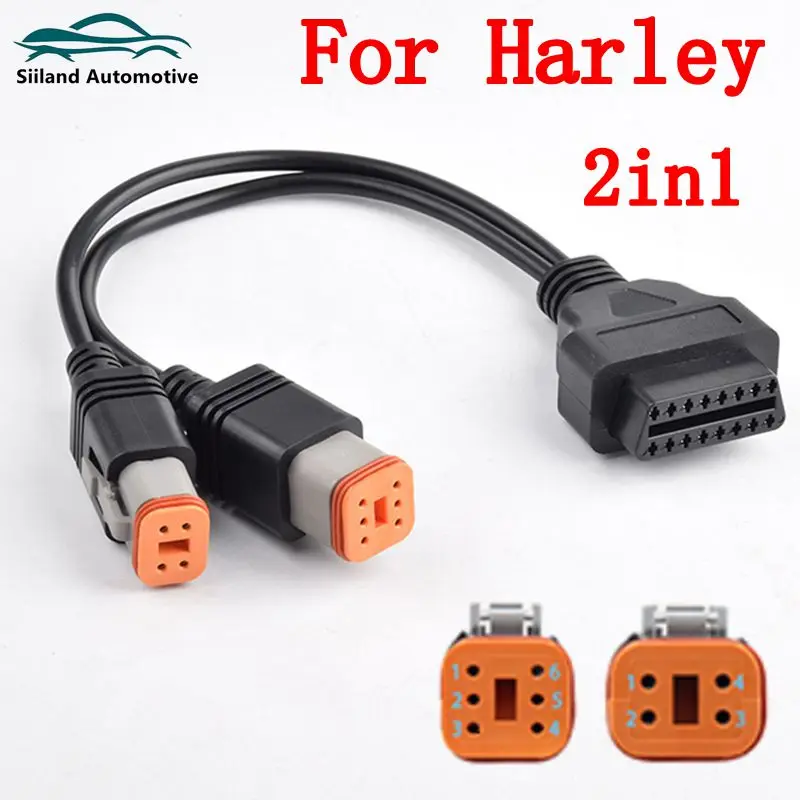 Для Harley для Davidson 6Pin 4Pin к OBD2 16PIN мотоцикл OBD автомобильный диагностический сканер адаптер инструмент удлинительный кабель «два в одном»
Для Harley для Davidson 6Pin 4Pin к OBD2 16PIN мотоцикл OBD автомобильный диагностический сканер адаптер инструмент удлинительный кабель «два в одном»