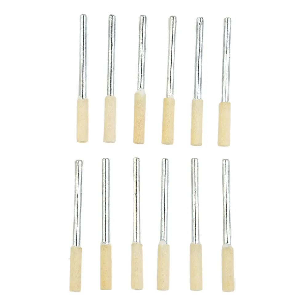 12 Pcs 2.35mm Shank Wool Grinding Head Polishing Burrs Buff Cylinder Rotary Tools For Mould Electronic Glass Power Tool Parts
12 Pcs 2.35mm Shank Wool Grinding Head Polishing Burrs Buff Cylinder Rotary Tools For Mould Electronic Glass Power Tool Parts
