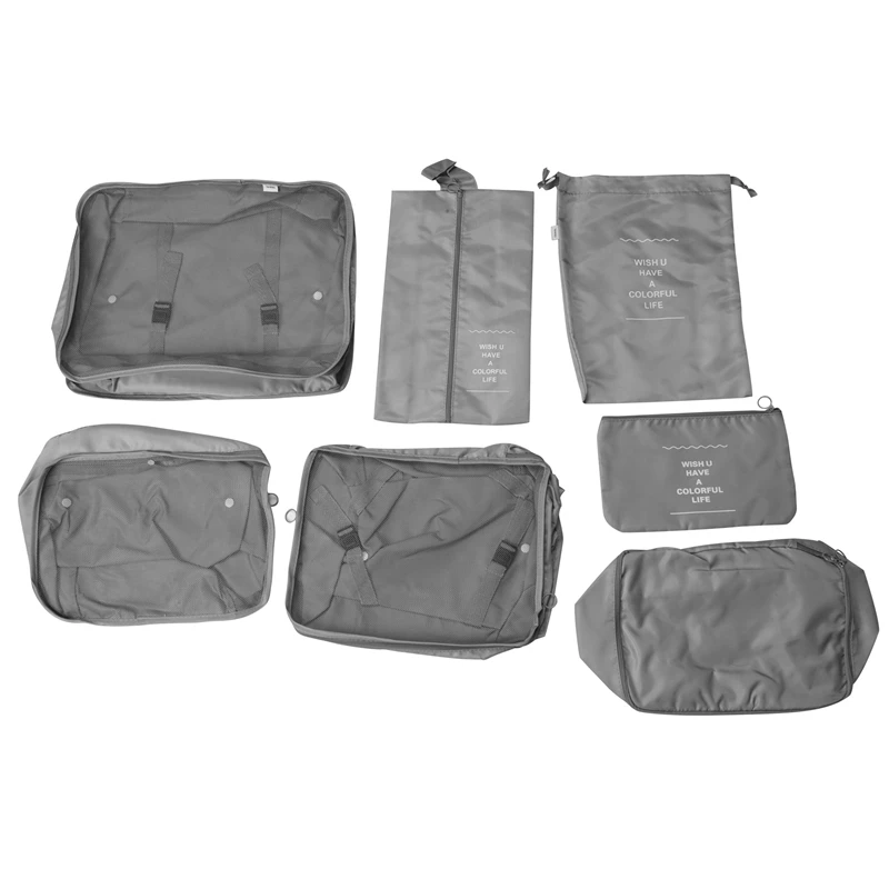 7PC Clothes Bag Set Packing Square Multifunctional Suitcase Organiser Suitcase Organiser Holiday Travel Square
7PC Clothes Bag Set Packing Square Multifunctional Suitcase Organiser Suitcase Organiser Holiday Travel Square