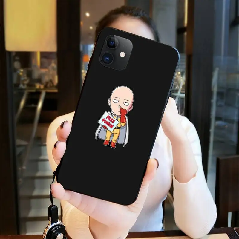 Чехол для телефона с аниме One Punch Man iphone 13 12 11 Pro Max Mini XS 8 7 Plus X SE 2020 XR | Мобильные