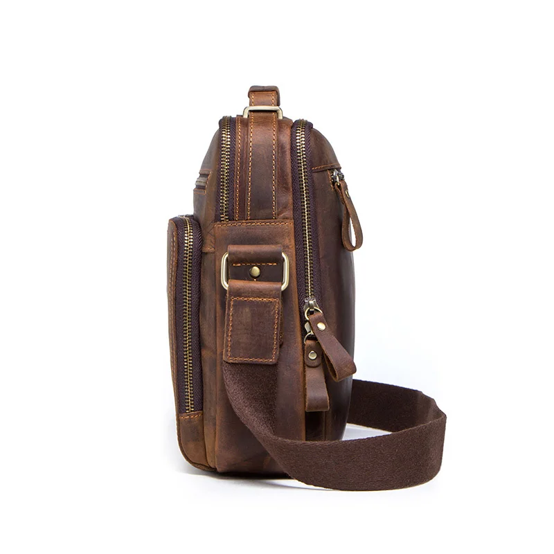 genuine Contacts crazy horse leather vintage men crossbody bag zipper messenger s for luxury male hand shoulder
genuine Contacts crazy horse leather vintage men crossbody bag zipper messenger s for luxury male hand shoulder