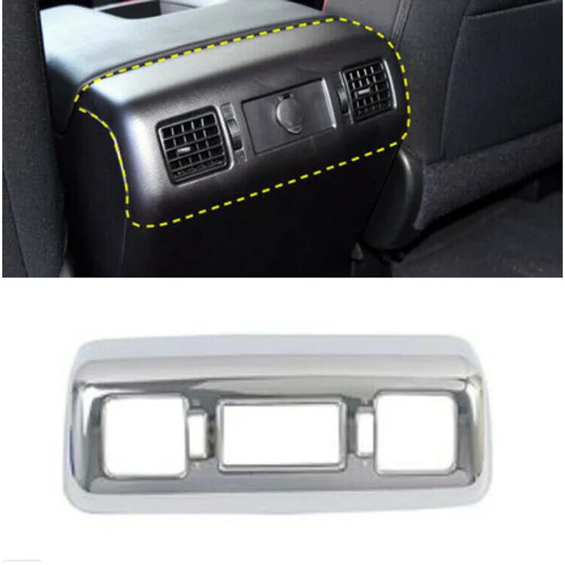 ABS Chrome Grain Rear Armrest Vent Overlay Cover Trim for Toyota- 2014-2019 Car Accessories
ABS Chrome Grain Rear Armrest Vent Overlay Cover Trim for Toyota- 2014-2019 Car Accessories