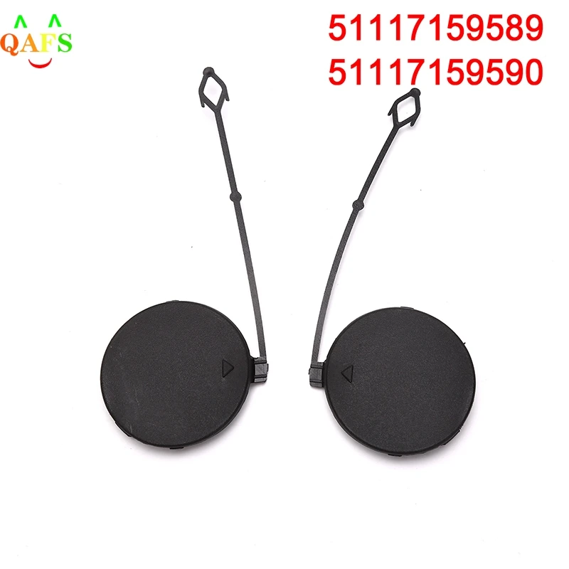 Front Left Right Bumper Towing Tow HOOK Eye Cover Cap 51117159589 51117159590 
Front Left Right Bumper Towing Tow HOOK Eye Cover Cap 51117159589 51117159590