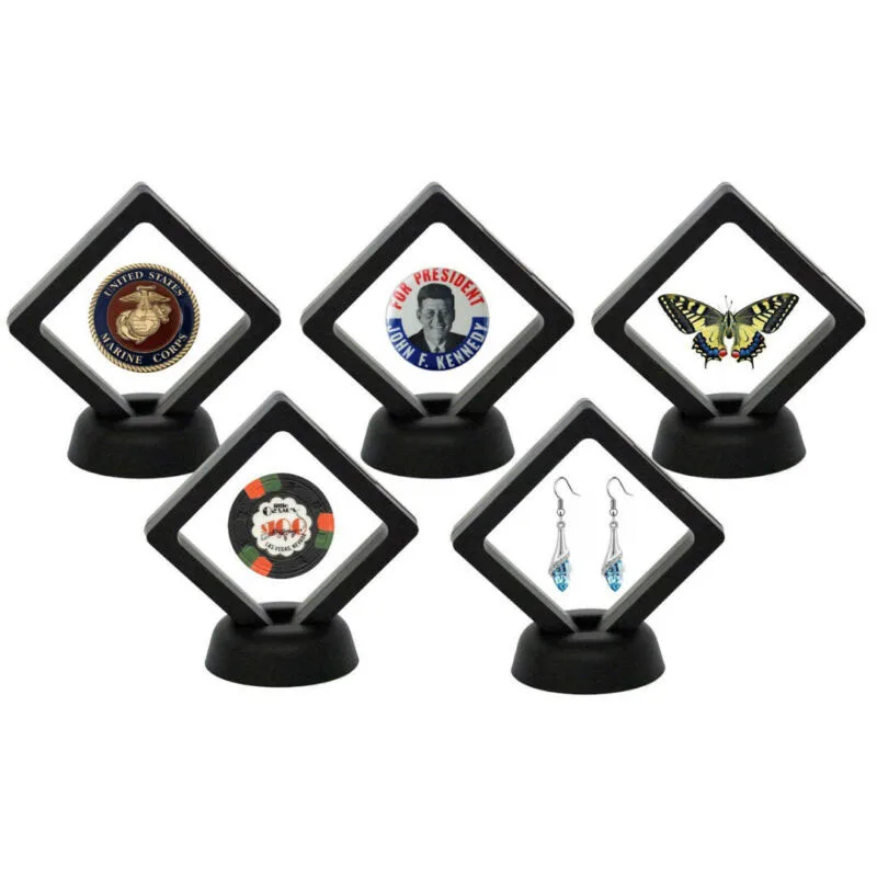 2pcs Coin Frame Penny 90*90mm Decoration Plastic Floating Display Holder Box Case Square Collection Protection
2pcs Coin Frame Penny 90*90mm Decoration Plastic Floating Display Holder Box Case Square Collection Protection
