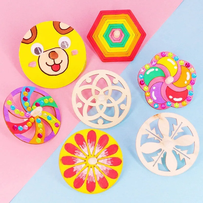 3Pcs/lot DIY Wooden Gyro Toys Children Handmade Craft Creative Painting Graffiti Cartoon Kindergarten Decompression Puzzle Game
3Pcs/lot DIY Wooden Gyro Toys Children Handmade Craft Creative Painting Graffiti Cartoon Kindergarten Decompression Puzzle Game