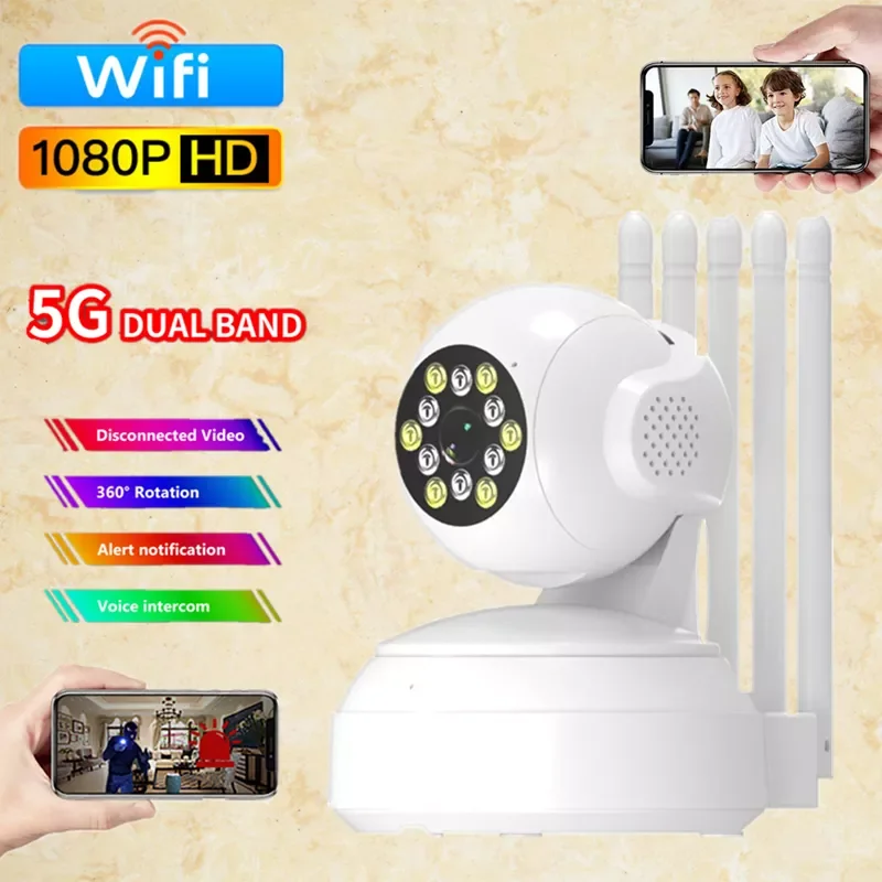 IP-камера 1080P Беспроводная с поддержкой Wi-Fi для системы видеонаблюдения
IP-камера 1080P Беспроводная с поддержкой Wi-Fi для системы видеонаблюдения