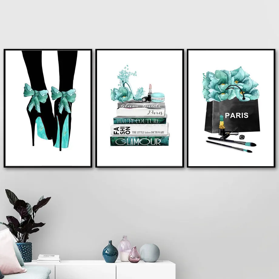 Fashion High Heels Book Flower Salon Wall Art Canvas Painting Nordic Posters And Prints Wall Pictures For Living Room Home Decor
Fashion High Heels Book Flower Salon Wall Art Canvas Painting Nordic Posters And Prints Wall Pictures For Living Room Home Decor