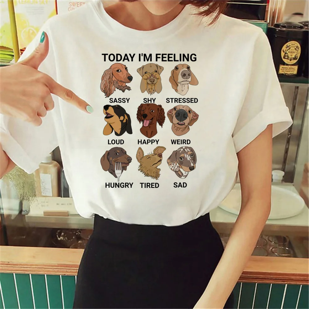 Dachshund t shirt women graphic harajuku Tee girl funny comic graphic clothing
Dachshund t shirt women graphic harajuku Tee girl funny comic graphic clothing