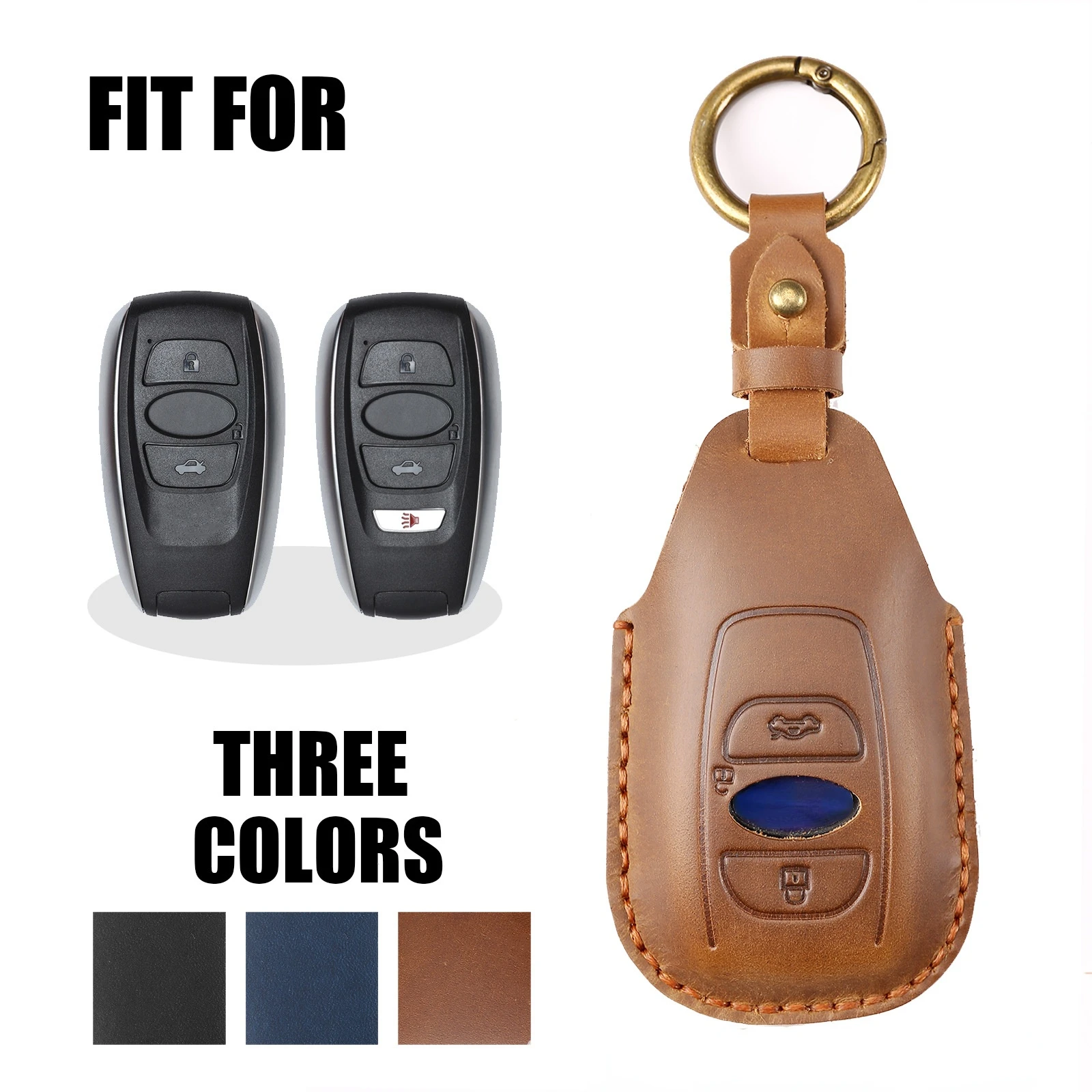 Luxury Leather Key Case Cover Fob Keychain Holder for Subaru Legacy Forester Wrx Brz Legacy Outback Impreza Remote Keyring Bag
Luxury Leather Key Case Cover Fob Keychain Holder for Subaru Legacy Forester Wrx Brz Legacy Outback Impreza Remote Keyring Bag