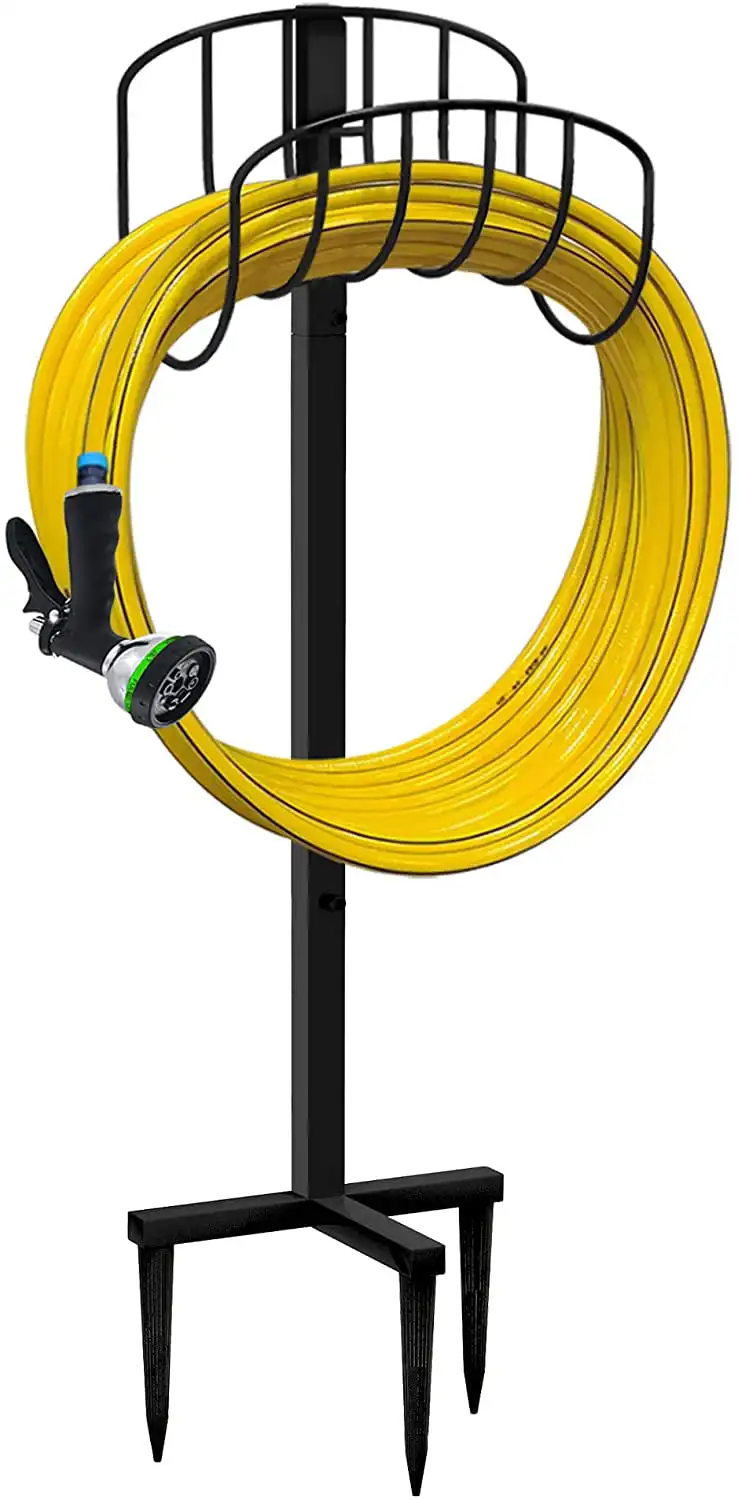 Garden Hose Holder Detachable Metal Water Hose Holder Hose Hanger Heavy Duty Hose Holder Free Standing Garden Hose Storage Hose
Garden Hose Holder Detachable Metal Water Hose Holder Hose Hanger Heavy Duty Hose Holder Free Standing Garden Hose Storage Hose
