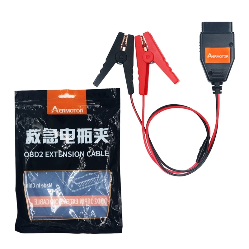 Electricity Cable Emergency-Power Clip OBD2 Connectors Emergency-Power Off-Protector Memory-Cable OBD-2
Electricity Cable Emergency-Power Clip OBD2 Connectors Emergency-Power Off-Protector Memory-Cable OBD-2