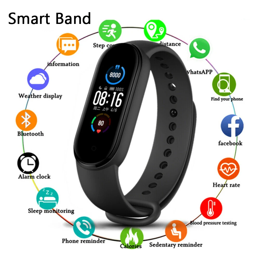 Smart Band Bracelet IP67 Waterproof Smarthwatch Blood Pressure Fitness Tracker Smartband Fitness Wristbands
Smart Band Bracelet IP67 Waterproof Smarthwatch Blood Pressure Fitness Tracker Smartband Fitness Wristbands