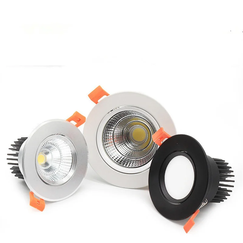 Led Spotlight Ceiling Lamp Recessed LED COB Downlight Dimmable 220V 110V Warm / Pure/Cold White Round Led Spot Light
Led Spotlight Ceiling Lamp Recessed LED COB Downlight Dimmable 220V 110V Warm / Pure/Cold White Round Led Spot Light