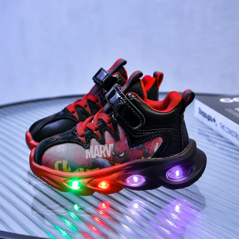 Kids Shoes Girls Cartoon Spider Kids Casual Shoes Led Shoes Lightweight Baby Stroller Men's Sneakers for Boy Platform Shoes
Kids Shoes Girls Cartoon Spider Kids Casual Shoes Led Shoes Lightweight Baby Stroller Men's Sneakers for Boy Platform Shoes