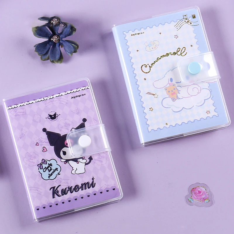 Sanrio Cinnamoroll Kuromi Notebook Press Button Rubber Sleeve Handbook Diary Student Cute Cartoon Stationery Gifts Prize
Sanrio Cinnamoroll Kuromi Notebook Press Button Rubber Sleeve Handbook Diary Student Cute Cartoon Stationery Gifts Prize