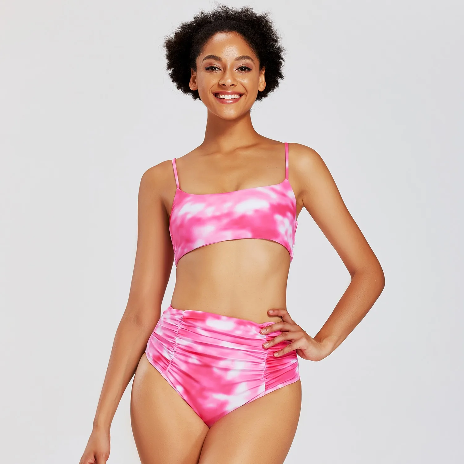 2022 New Summer Women Swimwear Beachwear Bikini Set Sexy Split Pink printing Swimsuit Biquini
2022 New Summer Women Swimwear Beachwear Bikini Set Sexy Split Pink printing Swimsuit Biquini