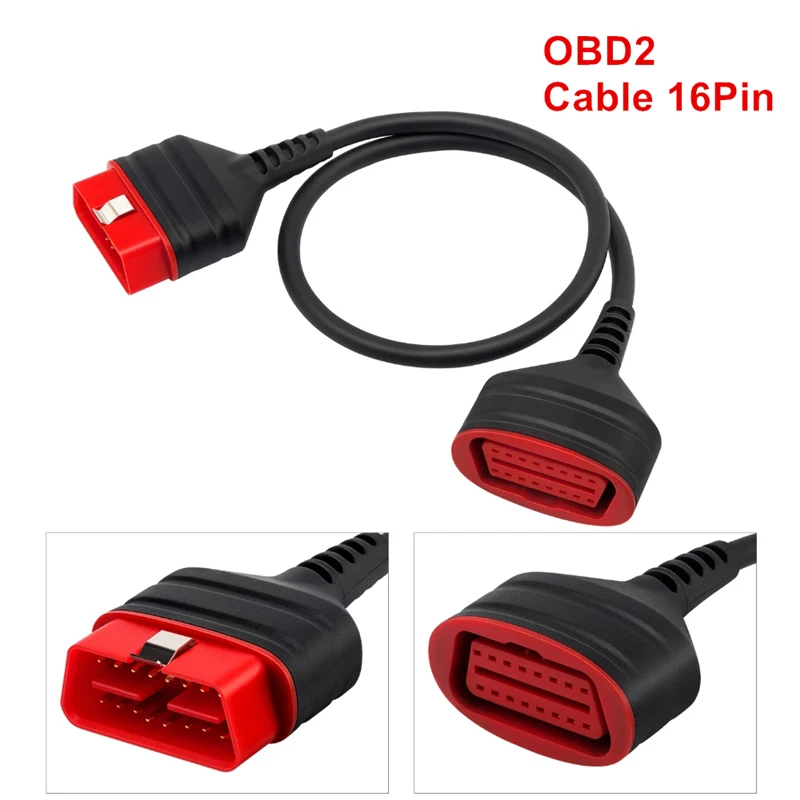 THINKCAR Универсальный 16-контактный OBD2 штекер-гнездо удлинитель 60 см Thinkdiag автомобильный диагностический Расширенный разъем OBD 2 шнур 
THINKCAR Универсальный 16-контактный OBD2 штекер-гнездо удлинитель 60 см Thinkdiag автомобильный диагностический Расширенный разъем OBD 2 шнур