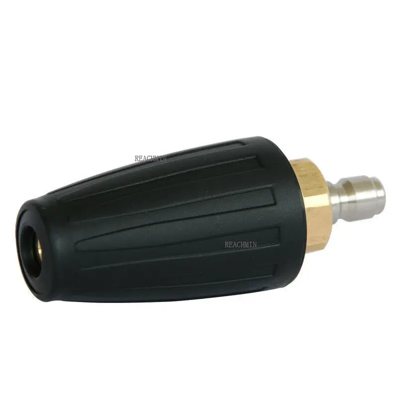 1/4" Rotary Turbo Spray Nozzle With Quick Connect Fitting Male Adaptor For High Pressure Washer Gun
1/4" Rotary Turbo Spray Nozzle With Quick Connect Fitting Male Adaptor For High Pressure Washer Gun