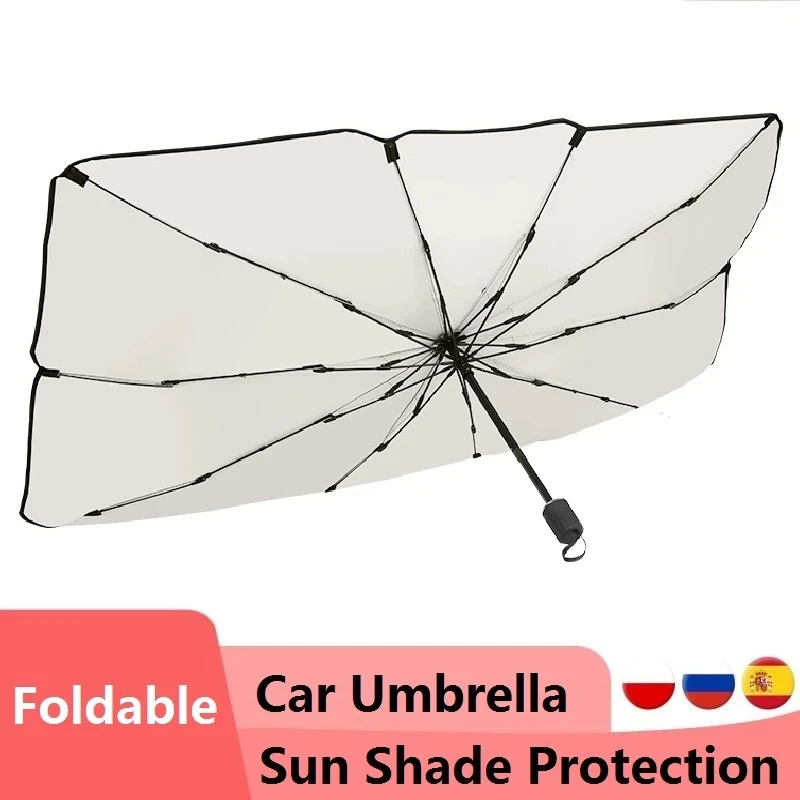 Foldable Car Sunshade Umbrella Type Sun Shade for Car Window Summer Sun Protection Heat Insulation Cloth for Car Front Shading
Foldable Car Sunshade Umbrella Type Sun Shade for Car Window Summer Sun Protection Heat Insulation Cloth for Car Front Shading
