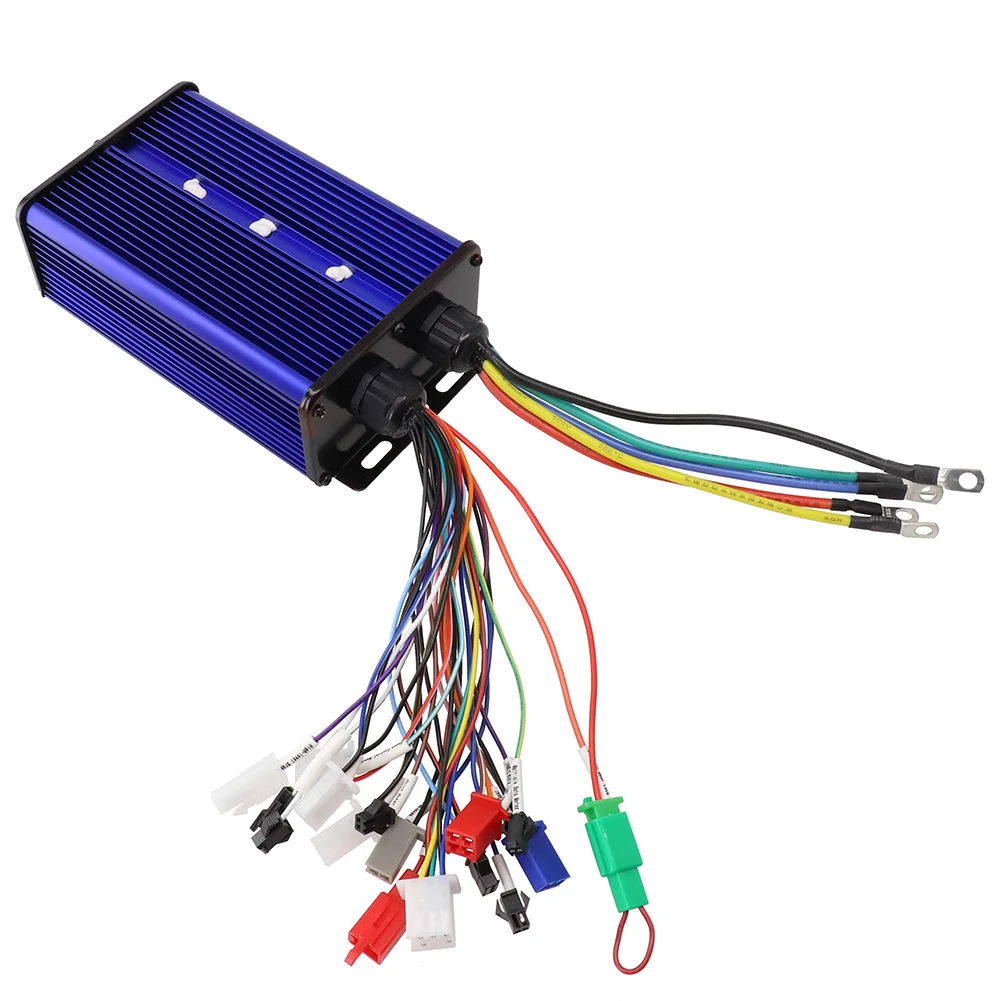 Electric Bicycle 48V/60V/72V Brushless Hub Motor Controller Square Wave 1200W 50A 18Mos For E-Bike/Scooter Cycling Accessory
Electric Bicycle 48V/60V/72V Brushless Hub Motor Controller Square Wave 1200W 50A 18Mos For E-Bike/Scooter Cycling Accessory
