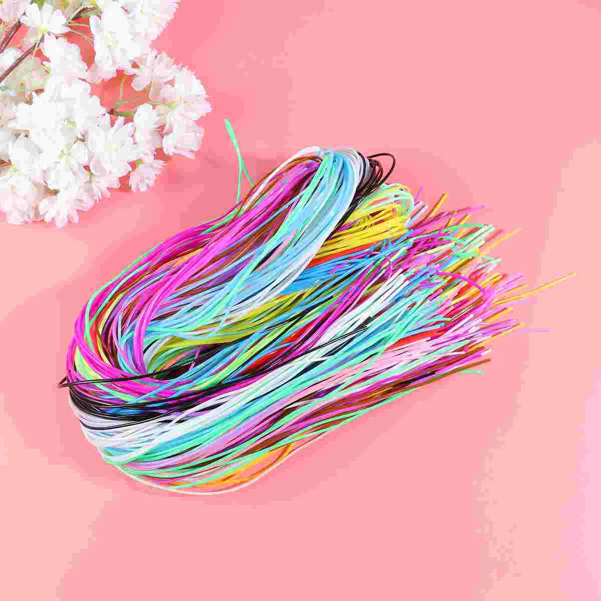 200 Pcs Lanyard String Kids Jewelry Accessories Lacing Cord Craft Keychain Friendship Bracelet Plastic
200 Pcs Lanyard String Kids Jewelry Accessories Lacing Cord Craft Keychain Friendship Bracelet Plastic