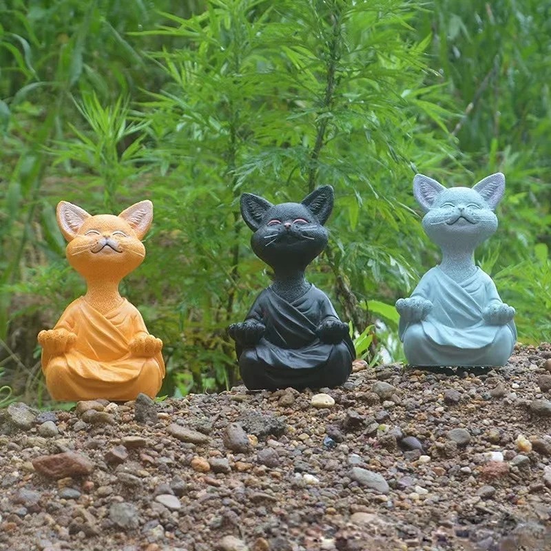 Meditation Cat Resin Statue Zazen Cat Flower Home Garden Decorative Crafts Decorative Sculpture Gardening Garden Decoration
Meditation Cat Resin Statue Zazen Cat Flower Home Garden Decorative Crafts Decorative Sculpture Gardening Garden Decoration