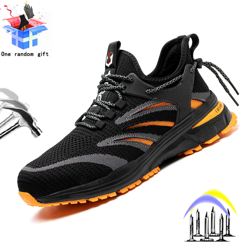 Non-slip Work Boots for Men Indestructible Steel Toe Cap Safety Shoes Anti-puncture Breathable Security Construction Sneakers
Non-slip Work Boots for Men Indestructible Steel Toe Cap Safety Shoes Anti-puncture Breathable Security Construction Sneakers