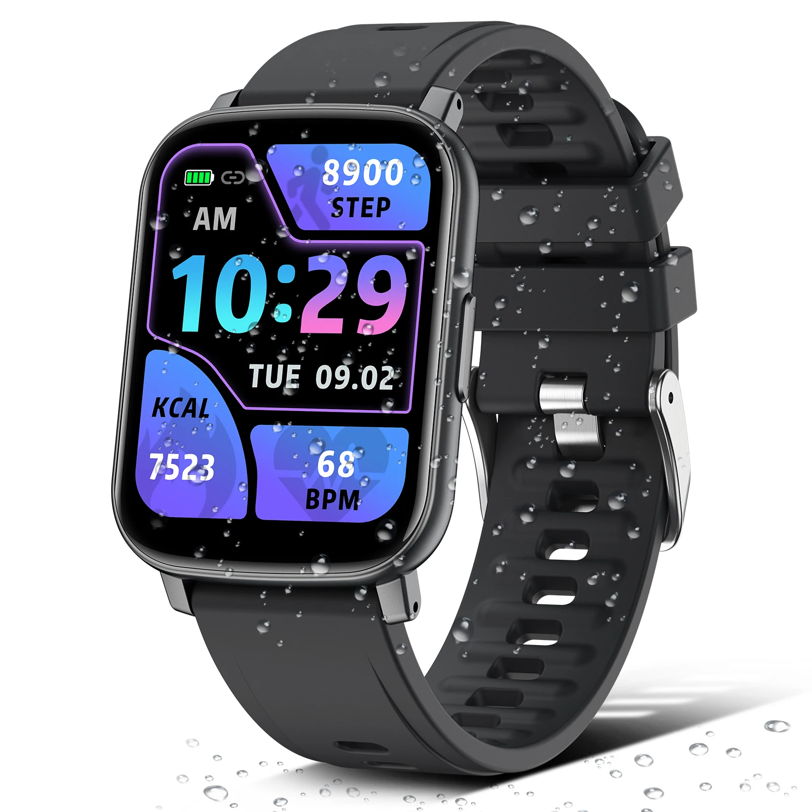 Watch , 1.69" Full Touch Screen Fitness Tracker Sports Smartwatch Men Women ,IP67 Waterproof Activity Tracker with Heart Rate Sl
Watch , 1.69" Full Touch Screen Fitness Tracker Sports Smartwatch Men Women ,IP67 Waterproof Activity Tracker with Heart Rate Sl