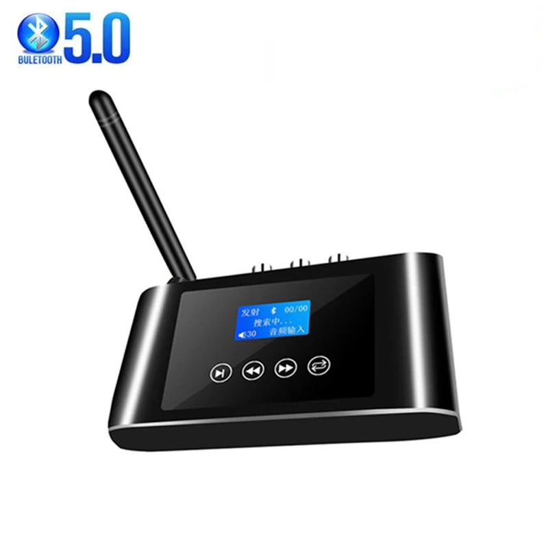 Bluetooth 5.0 Receiver Transmitter FM Stereo Optical Fiber Coaxial Digital-to-analog Conversion Audio AUX/RAC For TV Xbox DVD
Bluetooth 5.0 Receiver Transmitter FM Stereo Optical Fiber Coaxial Digital-to-analog Conversion Audio AUX/RAC For TV Xbox DVD