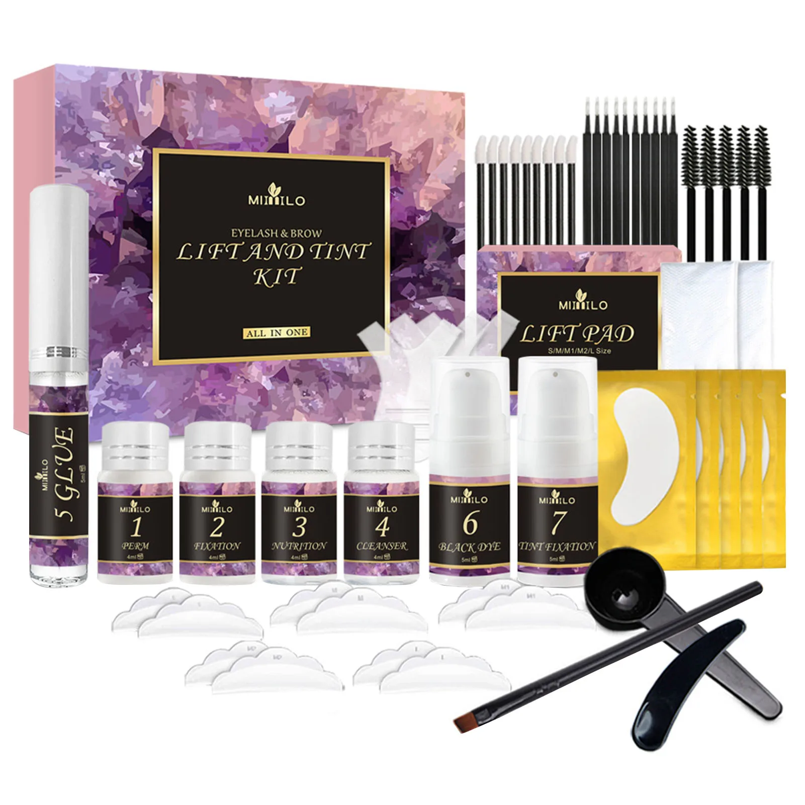 Lash Lift Kit Eyelash Tint Kit Brow Lamination Kit For Lash Brow Tint Professional Lash Lift And Tint Kit For Salon Home DIY
Lash Lift Kit Eyelash Tint Kit Brow Lamination Kit For Lash Brow Tint Professional Lash Lift And Tint Kit For Salon Home DIY