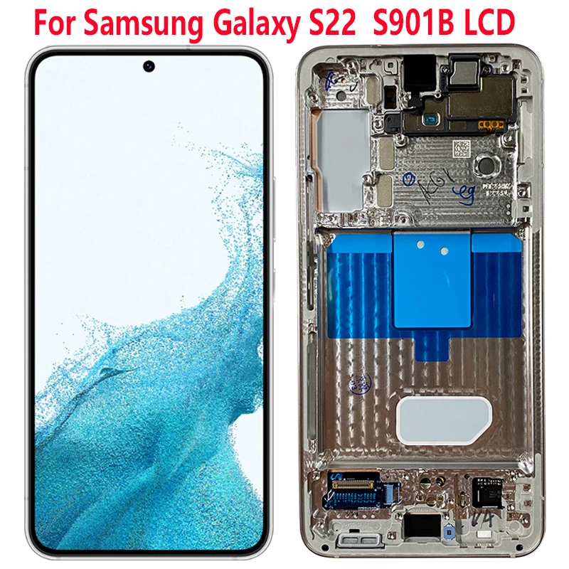 SUPER AMOLED For Samsung Galaxy S22 S901B S901U S901B/DS Lcd Display Touch Screen With Frame Digitizer For Galaxy S22 LCD Repair
SUPER AMOLED For Samsung Galaxy S22 S901B S901U S901B/DS Lcd Display Touch Screen With Frame Digitizer For Galaxy S22 LCD Repair