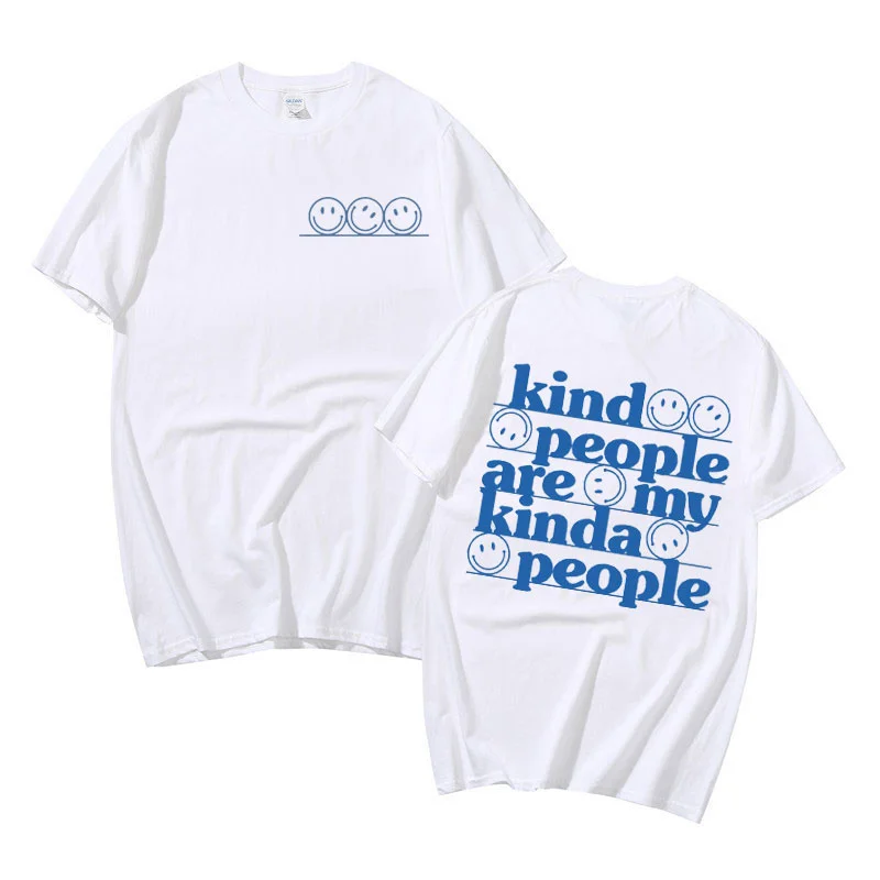 Kind People Are My Kinda People Tshirt Smiley Graphics Print Tee Regular Mens Womens Fashion Harajuku T-shirts New T Shirt Tops
Kind People Are My Kinda People Tshirt Smiley Graphics Print Tee Regular Mens Womens Fashion Harajuku T-shirts New T Shirt Tops