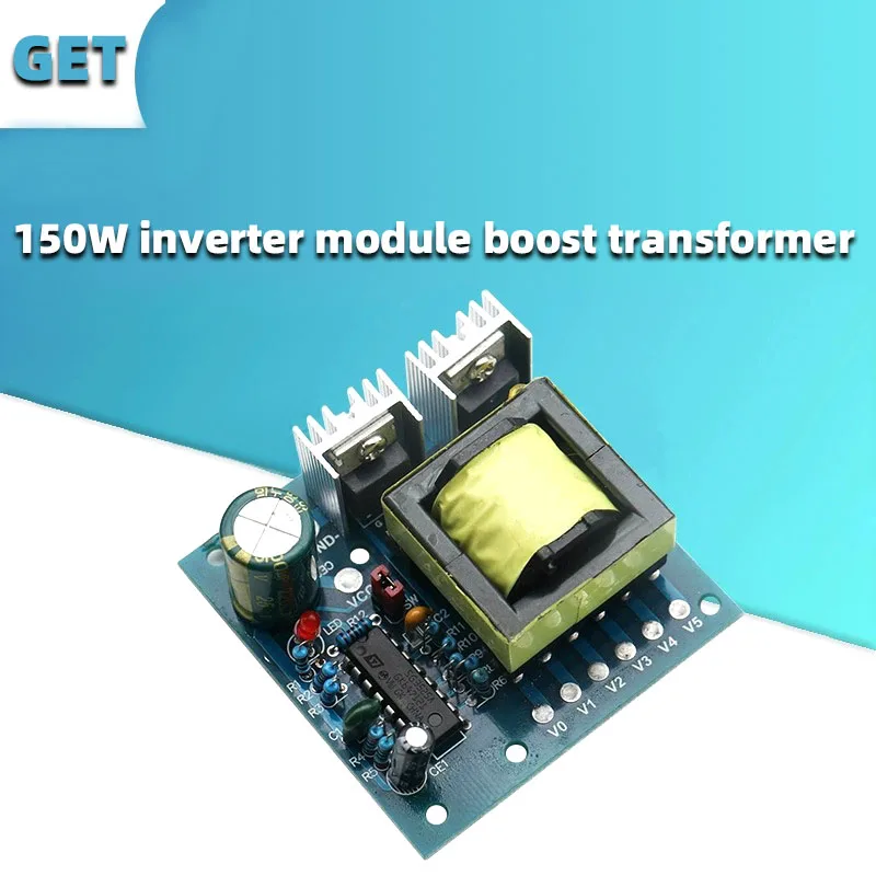 150 Вт инверторная батарея DC DC12V бустер AC220V бустер трансформатор бустер пластина инверторный модуль
150 Вт инверторная батарея DC DC12V бустер AC220V бустер трансформатор бустер пластина инверторный модуль