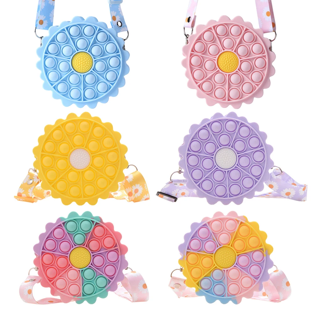 Fidget Toys Silicone Push Bubble Crossbody Bag Sensory Reliver Stress Autism Adults Kids Purse Wallet Handbag Coin Pouch Purse
Fidget Toys Silicone Push Bubble Crossbody Bag Sensory Reliver Stress Autism Adults Kids Purse Wallet Handbag Coin Pouch Purse