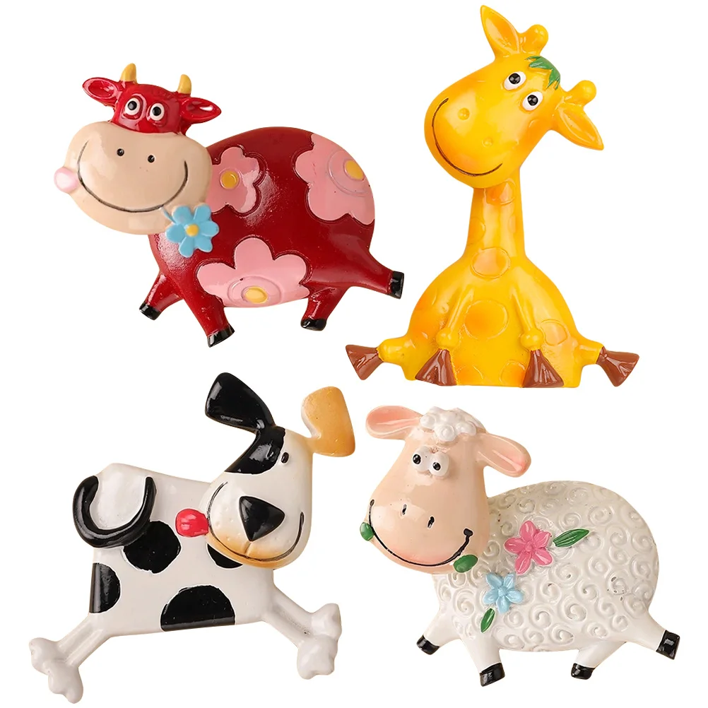 4Pcs Cartoon Animals Fridge Magnets Kitchen Refrigerator Magnets Decorative Fridge Magnets
4Pcs Cartoon Animals Fridge Magnets Kitchen Refrigerator Magnets Decorative Fridge Magnets