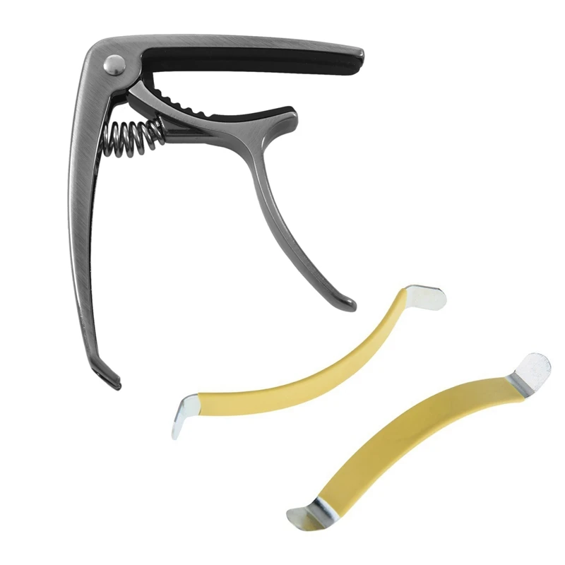 3 Pcs Guitar Accessories: 1 Pcs Aluminum Single-Handed Guitar Capo & 2 Pcs Metal String Spreaders Guitar Luthier Tool
3 Pcs Guitar Accessories: 1 Pcs Aluminum Single-Handed Guitar Capo & 2 Pcs Metal String Spreaders Guitar Luthier Tool