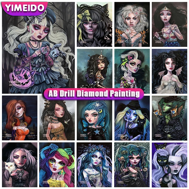 YIMEIDO Zipper Bag 5D AB Diamond Painting girl Cross Stitch Kit diamond Embroidery Mosaic cartoon Art Picture of Rhinestones
YIMEIDO Zipper Bag 5D AB Diamond Painting girl Cross Stitch Kit diamond Embroidery Mosaic cartoon Art Picture of Rhinestones
