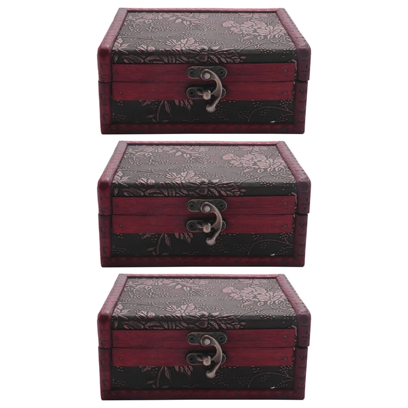 3X Treasure Box Treasure Chest For Gift Box,Cards Collection,Gifts And Home Decor
3X Treasure Box Treasure Chest For Gift Box,Cards Collection,Gifts And Home Decor
