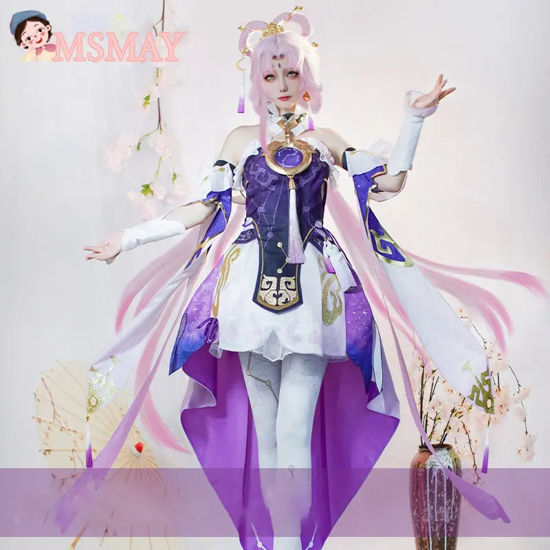 MsMay игра Honkai Star Rail Fu Xuan Косплей костюмы фиолетовый женский костюм Unifrom Хэллоуин
MsMay игра Honkai Star Rail Fu Xuan Косплей костюмы фиолетовый женский костюм Unifrom Хэллоуин