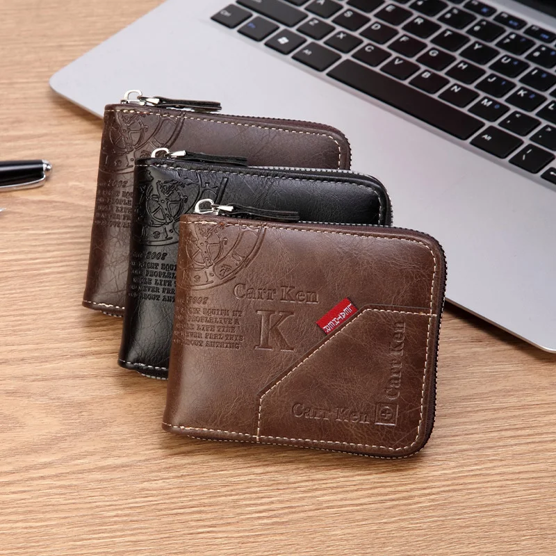 New Men Wallets PU Leather Short Card Holder Luxury Men's Purse High Quality Classic Retro Male Wallet
New Men Wallets PU Leather Short Card Holder Luxury Men's Purse High Quality Classic Retro Male Wallet