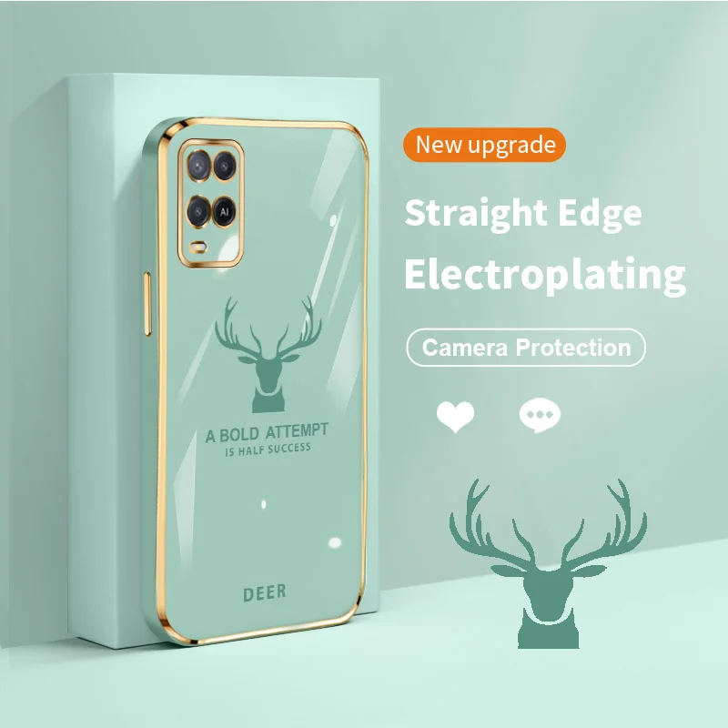 Deer Electroplating Case for OPPO A 54 55 57 7 7N 5S X5S 12 12S 11K 72 73 53 95 74 54 5G F17 F19 Reno6 Lite
Deer Electroplating Case for OPPO A 54 55 57 7 7N 5S X5S 12 12S 11K 72 73 53 95 74 54 5G F17 F19 Reno6 Lite